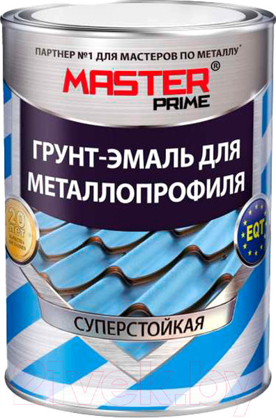 Изображение товара Грунт-эмаль Master Prime Prime Для металлопрофиля RAL7024 (900г, графитовый серый)