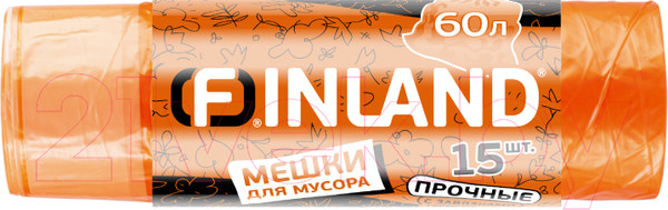 Изображение товара Пакеты для мусора Finland 2037 (60л)