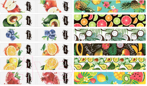 Изображение товара Набор закладок Brauberg Fruits / 113173 (12шт)