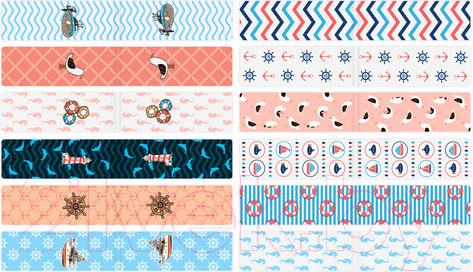 Изображение товара Набор закладок Brauberg Sea / 113174 (12шт)