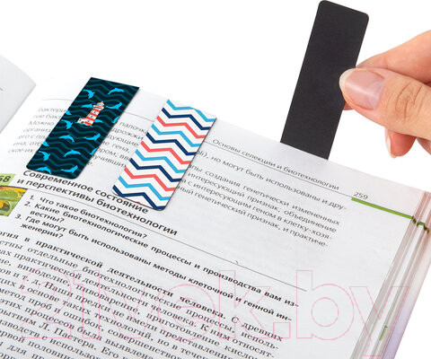 Изображение товара Набор закладок Brauberg Sea / 113174 (12шт)