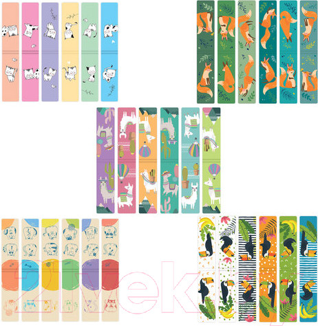 Изображение товара Набор закладок Brauberg Animals / 113176 (30шт)