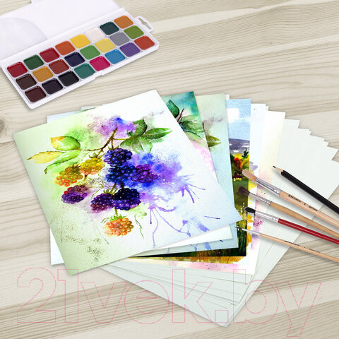 Изображение товара Бумага для рисования Brauberg Art Classic. Беседка в парке / 114398 (20л)