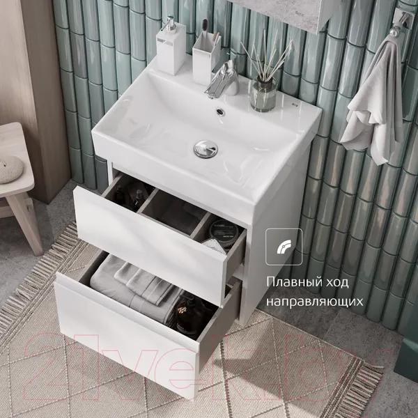 Изображение товара Тумба под умывальник Roca Oleta 50 / A857638501 (белый матовый)