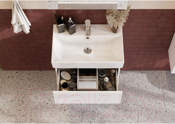 Изображение товара Тумба под умывальник Roca Oleta 60 / A857639501 (белый матовый)