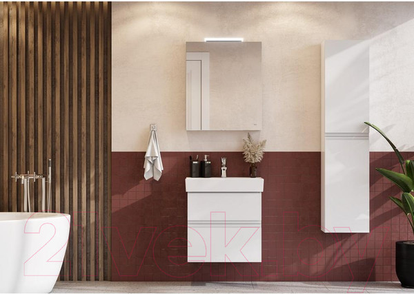 Изображение товара Тумба под умывальник Roca Oleta 60 / A857639501 (белый матовый)