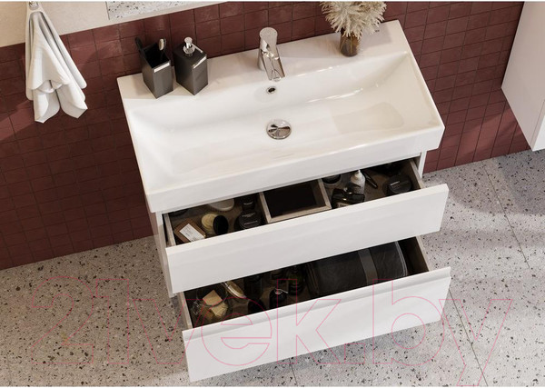 Изображение товара Тумба под умывальник Roca Oleta 80 / A857640501 (белый матовый)