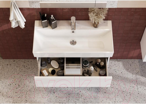 Изображение товара Тумба под умывальник Roca Oleta 80 / A857640501 (белый матовый)