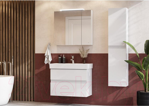 Изображение товара Тумба под умывальник Roca Oleta 80 / A857640501 (белый матовый)