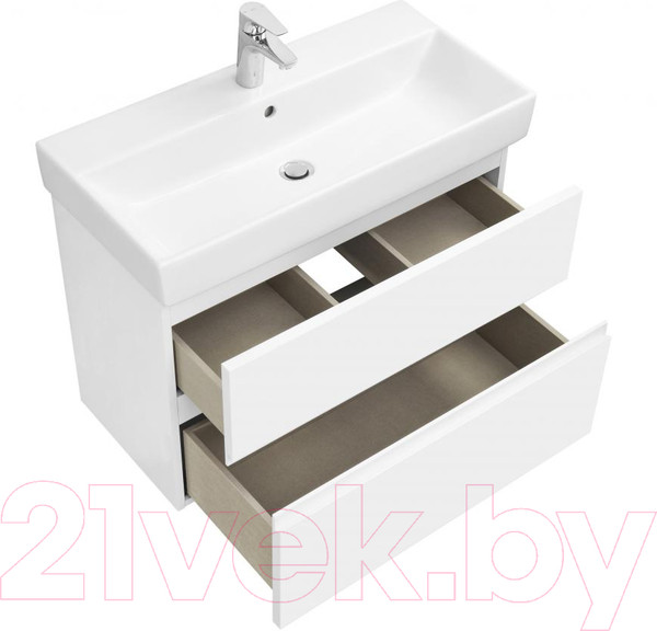 Изображение товара Тумба под умывальник Roca Oleta 80 / A857640501 (белый матовый)