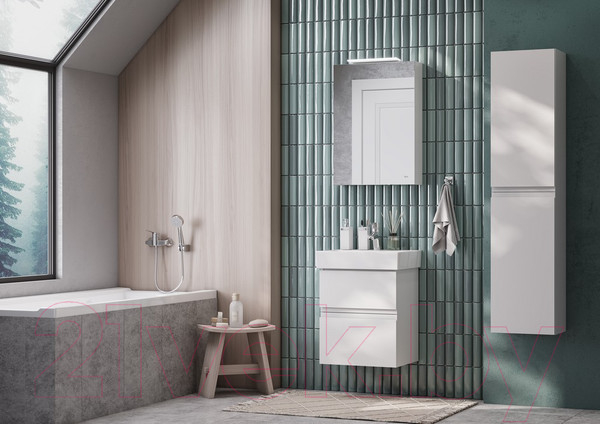 Изображение товара Тумба под умывальник Roca Oleta 50 / A857638806 (белый глянец)