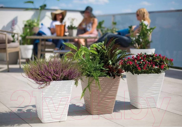 Изображение товара Кашпо Formplastic Sahara Dunes / 3930-014 (антрацит)