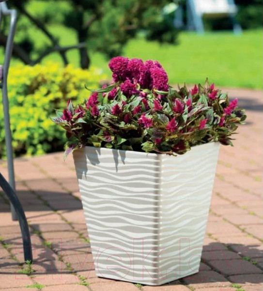 Изображение товара Кашпо Formplastic Sahara Dunes / 3930-014 (антрацит)