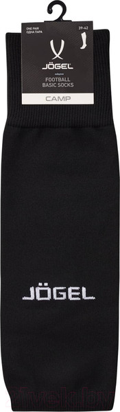 Изображение товара Гетры футбольные Jogel Camp Basic Socks / JC1GA0124.99 (черный/серый/белый, р-р 32-34)