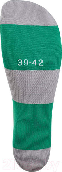 Изображение товара Гетры футбольные Jogel Camp Basic Socks / JC1GA0132.72 (зеленый/серый/белый, р-р 43-45)