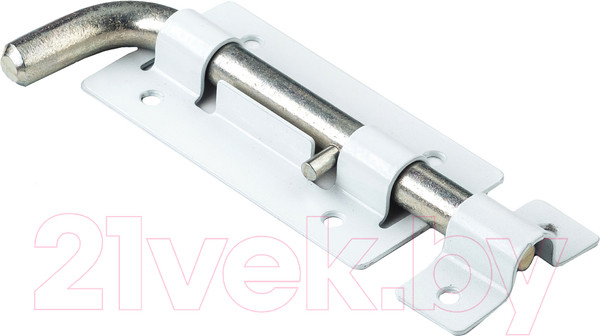 Изображение товара Щеколда Секрет Киров ЗД-03 круглая Г-образная (белый)