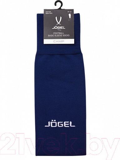 Изображение товара Гетры футбольные Jogel Camp Basic Sleeve Socks / JC1GA0229.Z4 (темно-синий/белый, р-р 43-45)