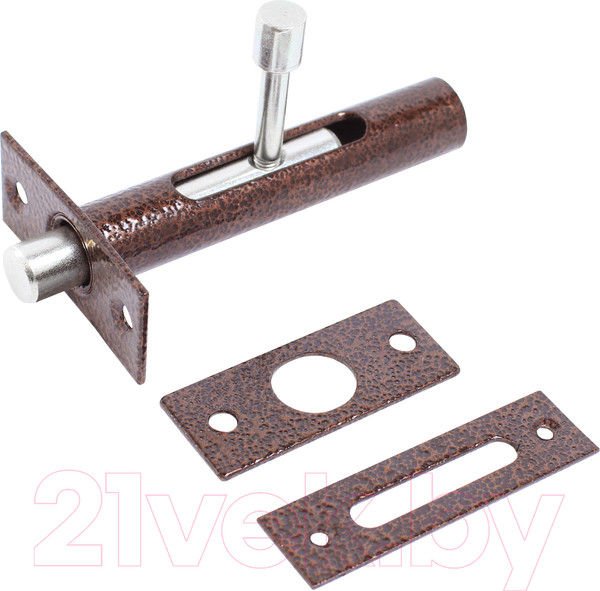 Изображение товара Щеколда Секрет Киров ЗД-05 врезная (антик медь)