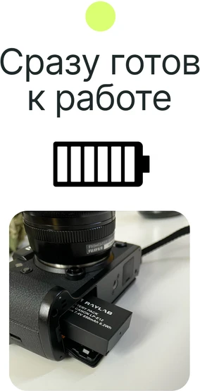 Изображение товара Аккумулятор для камеры RayLab RL-LPE6N