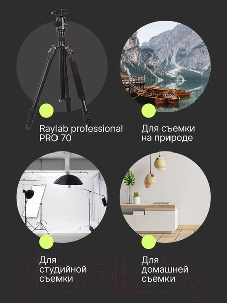 Изображение товара Штатив RayLab Pro 70 (с головой)