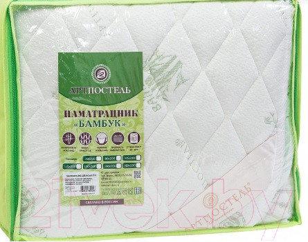 Изображение товара Наматрасник защитный АртПостель Стеганный 3055 140x200