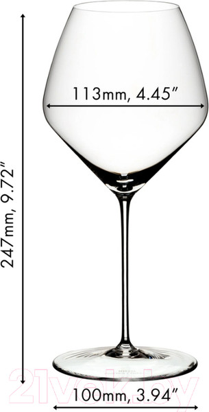 Изображение товара Набор бокалов Riedel Veloce Pinot Noir Nebbolo / 6330/07 (2шт)