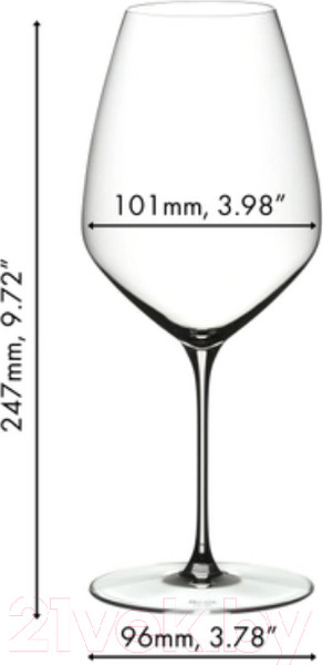 Изображение товара Набор бокалов Riedel Veloce Syrah Shiraz / 6330/41 (2шт)