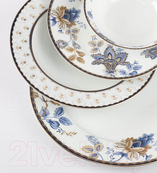 Изображение товара Набор столовой посуды Arya Elegant Flora / 8680943109583 (белый)