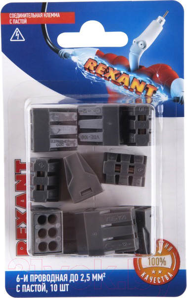 Изображение товара Клемма Rexant 06-0208-B10