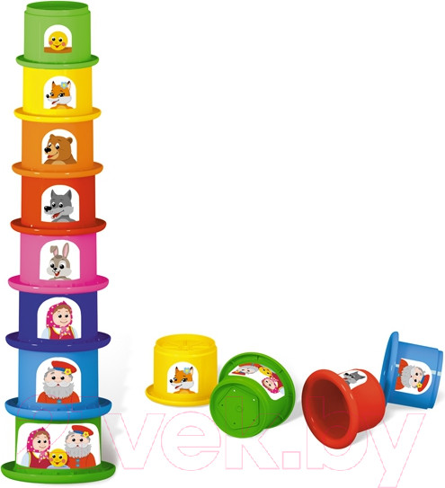Изображение товара Развивающая игрушка Stellar Пирамидка Колобок / 01937