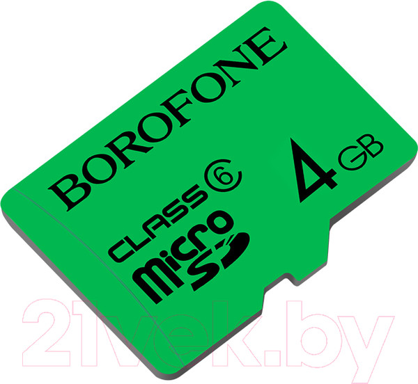 Изображение товара Карта памяти Borofone MicroSDHC Class 6 4GB без адаптера