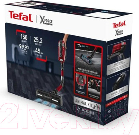 Изображение товара Вертикальный пылесос Tefal TY98A9WO