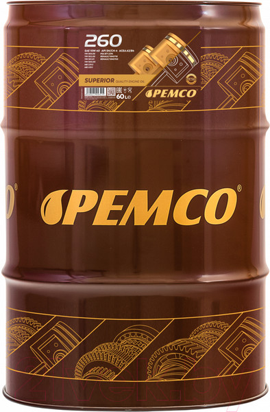 Изображение товара Моторное масло Pemco iDrive 260 10W40 SN/CF / PM0260-60 (60л)