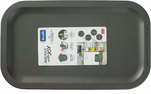 Изображение товара Контейнер для мусора Rotho Albula / 1024907422 (25л, капучино)