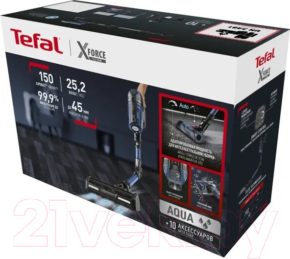 Изображение товара Вертикальный пылесос Tefal TY98C0WO