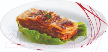 Изображение товара Тарелка закусочная (десертная) Arcopal Domitille P3349 (красный)