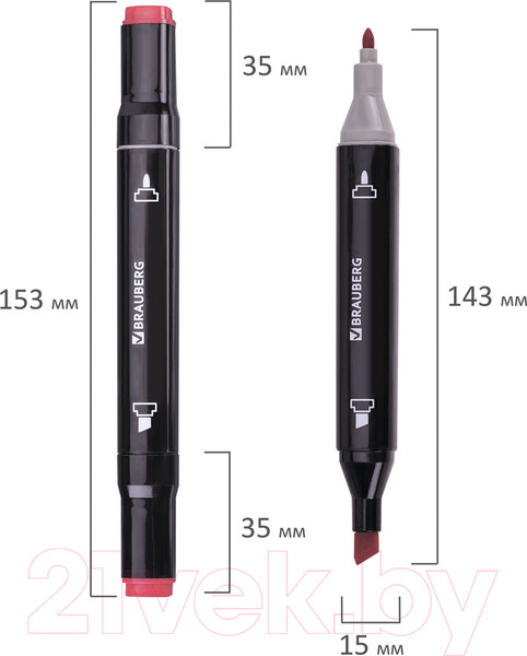 Изображение товара Набор маркеров Brauberg 152234 (120 шт)