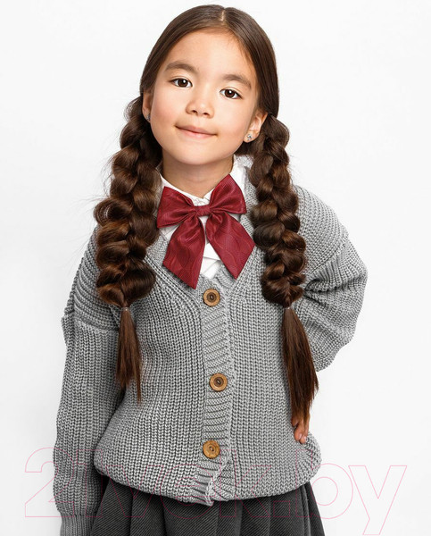Изображение товара Кардиган детский Amarobaby Knit / AB-OD21-KNIT19/11-128 (серый, р. 128)