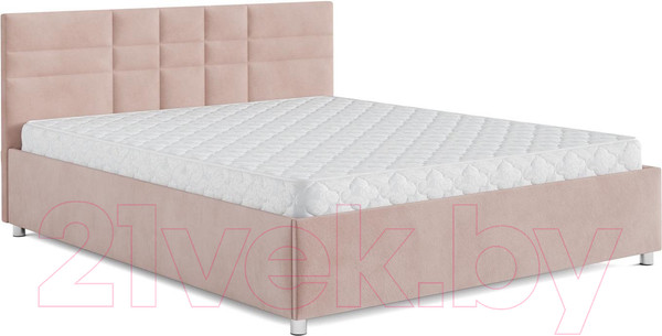 Изображение товара Двуспальная кровать Mebel-Ars Нью-Йорк 160 (кордрой бежевый)