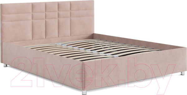 Изображение товара Двуспальная кровать Mebel-Ars Нью-Йорк 160 (кордрой бежевый)