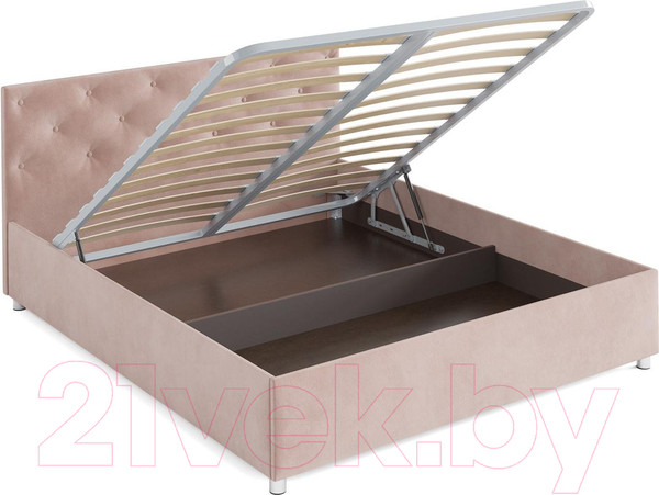 Изображение товара Двуспальная кровать Mebel-Ars Классик 160 (кордрой бежевый)