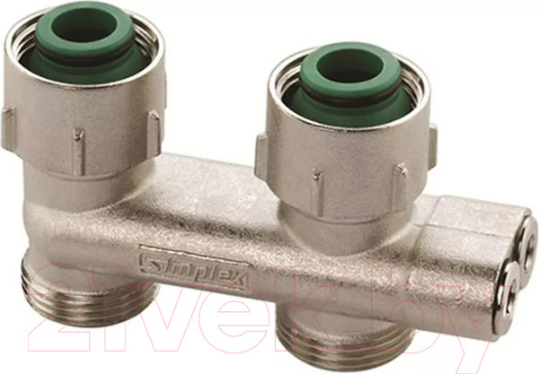 Изображение товара Узел подключения для радиатора Simplex D2/50 угловой 3/4"HPx3/4"HP / F 10078