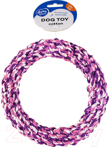 Изображение товара Игрушка для собак Duvo Plus Кольцо / 4705101/pink (розовый)
