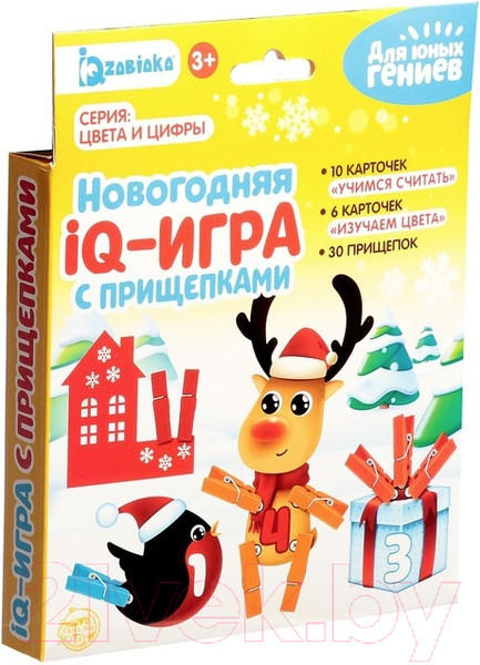 Изображение товара Развивающая игра Zabiaka Цвета и цифры / 4240306