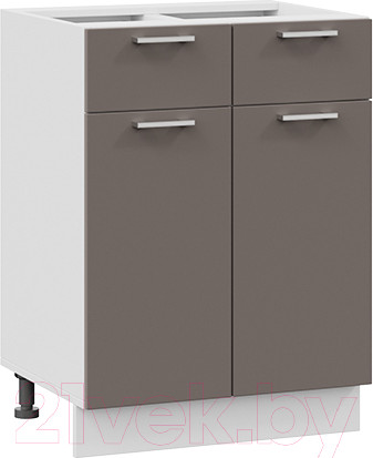 Изображение товара Шкаф-стол кухонный ТриЯ Габриэлла 1Н6Я1 (белый/муссон)