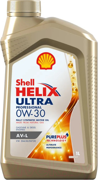 Изображение товара Моторное масло Shell Helix Ultra Professional AV-L 0W30 (1л)