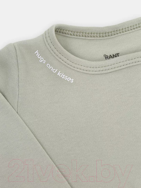 Изображение товара Распашонка Rant Hugs And Kisses / 5372/2-74 (Light Green, р.74)