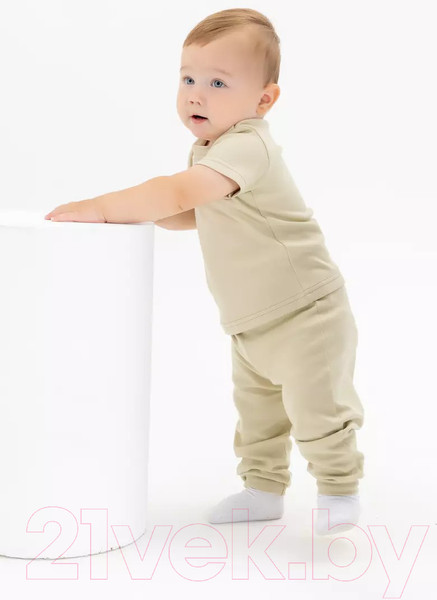 Изображение товара Футболка для малышей Rant Hugs And Kisses / 4672/2-68 (Light Green, р.68)