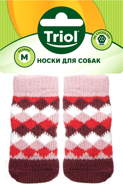 Изображение товара Носки для животных Triol Ромбы / 12231044 (M)