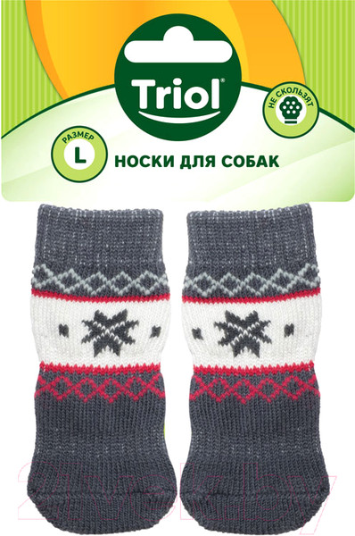 Изображение товара Носки для животных Triol Снежинка / 12231041 (L)